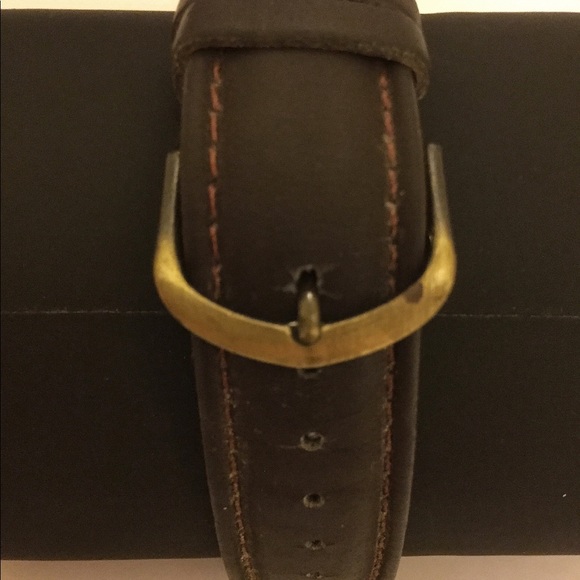 Leather Strap Milan Watch, Glow in the Dark - Picture 3 of 3